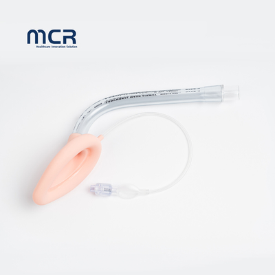 Хорошая цена. Одноразовая PVC и силиконовая изогнутая маска горла с мягким наручником онлайн