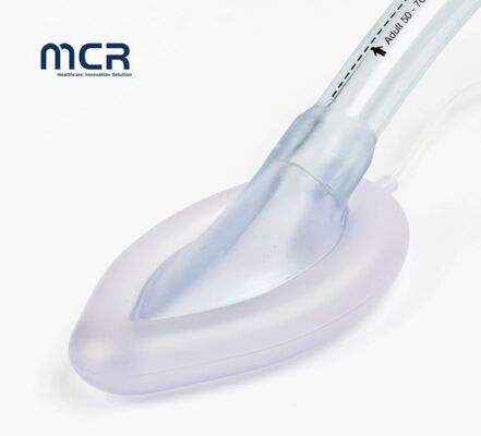 Одноразовая маска для горла из ПВХ с стерилизацией оксидом этилена и гибкой трубкой для экономического управления дыхательными путями